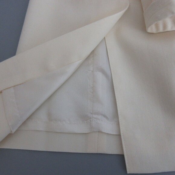 Pendleton Skirt Womens 8 Petite Pencil Straight Cream Lined 100% Virgin Wool NWT - Picture 7 of 8
